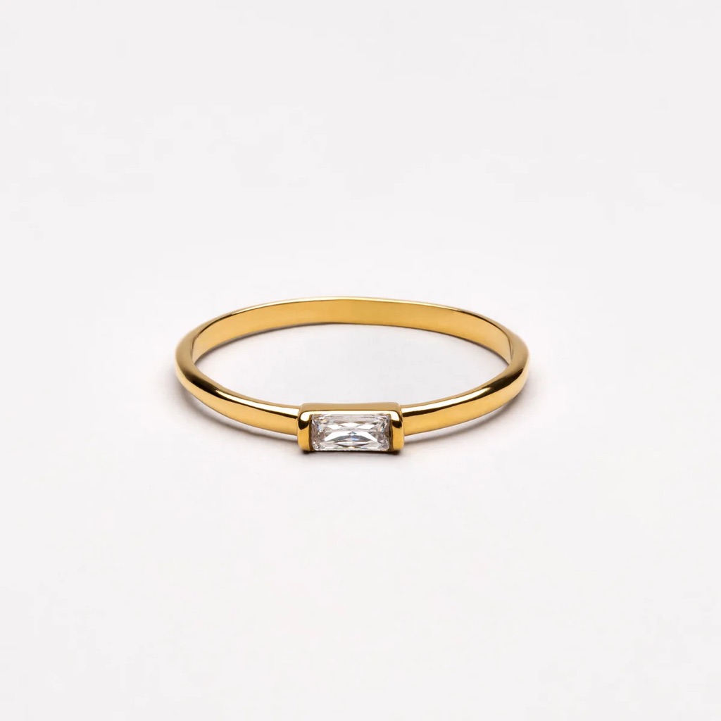 Atolea Dainty Crystal Ring - Size 9 - New With Dust Bag